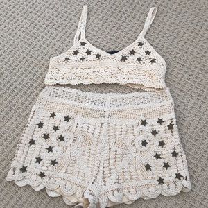 Crochet two piece set